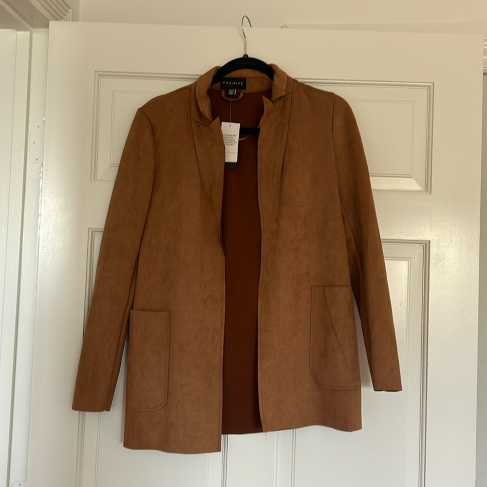 NWOT Faux Suede jacket